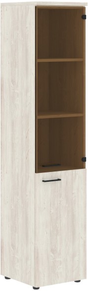 Шкаф колонка комбинированая (L) с топом XHC 42.2(L) Сосна Эдмонт 432х432х1955 