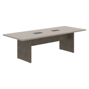 Стол для заседаний СФ-531102 Дрифтвуд /Бетон чикаго темно-серый 2600х1020х760 WOOD&STONE