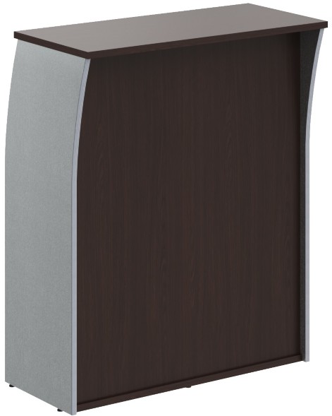 Стойка ресепшн РС-1 Беларусь Венге Магия/Металлик 940*510*1150 IMAGO