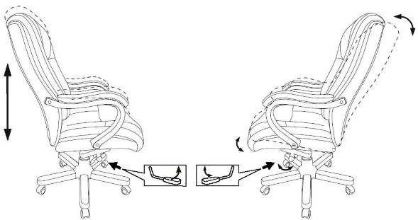 Кресло руководителя Бюрократ T-9926WALNUT
