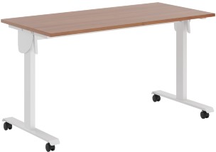 Стол складной CST 1365 Орех Французский/Белый 1350х650х750 IMAGO MOBILE LITE