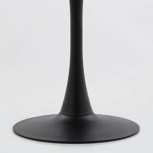 Стол Tulip style черный, d-90 см