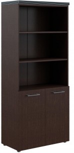 Шкаф с 1 комплектом глухих малых дверей и топом THC 85.5 Венге Магия 854х452х1968