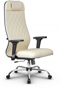 Кресло офисное Metta L NewLeather (хром ов. сеч.)