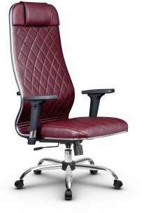 Кресло офисное Metta L NewLeather (хром ов. сеч.)