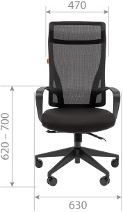 Удобное кресло КЕ3226 Black