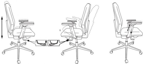 Кресло Бюрократ CH-545SL 