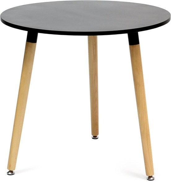 Стол Oslo Round BK, d-80 см