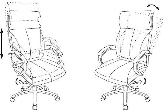 Кресло руководителя Бюрократ T-9904NSL