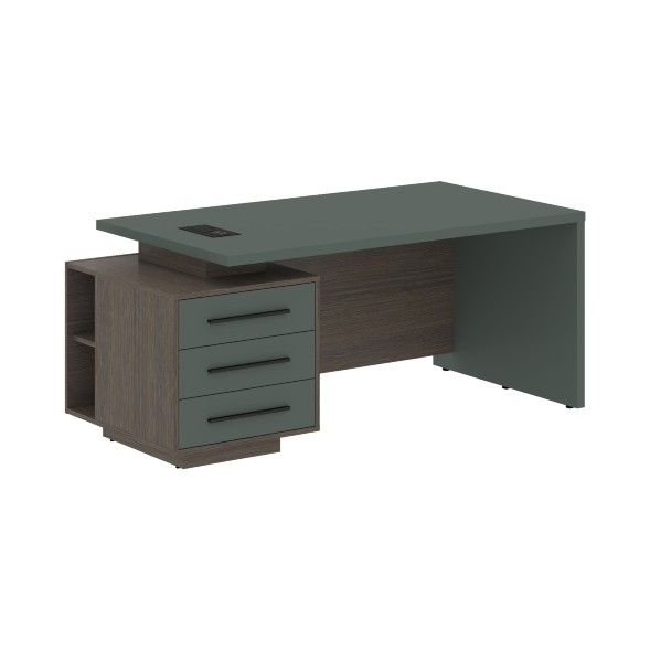 Стол руководителя с тумбой VCT 1890(L) 1800х900х750 VELION