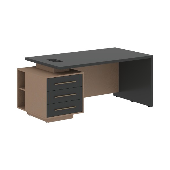 Стол руководителя с тумбой VCT 1890(L) 1800х900х750 VELION