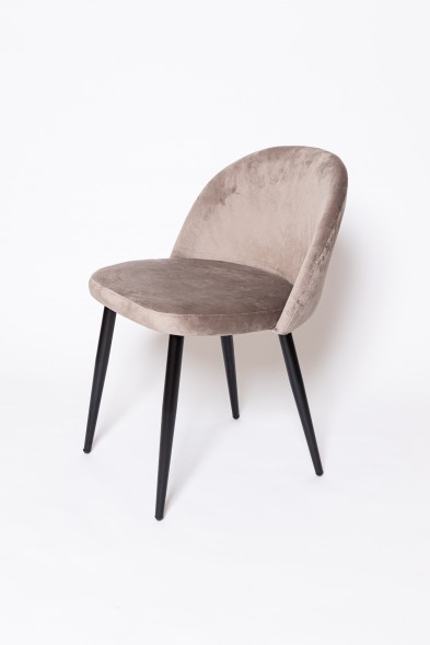 Кресло-стул DISCO black темно-бежевый