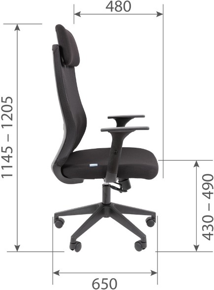 Кресло руководителя CHAIRMAN 500LT TW 