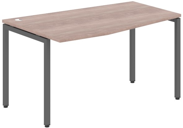 Стол эргономичный XSCT 149(L) Дуб Сонома/Антрацит 1400х900х750 XTEN-S